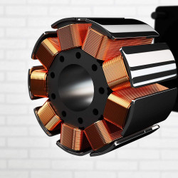 Cecotec ventilateur sur pied avec télécommande et minuterie energysilence 530 power connected noir. 50 w, 5 pales de 40 cm, 3 vi