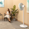 Cecotec Ventilateur sur Pied EnergySilence 550 3in1, Hauteur Réglable Jusqu'à 135 cm, Diamètre 30 cm, 60 W, 9 Pales et Oscillati