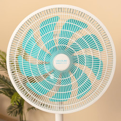 Cecotec Ventilateur sur Pied EnergySilence 550 3in1, Hauteur Réglable Jusqu'à 135 cm, Diamètre 30 cm, 60 W, 9 Pales et Oscillati