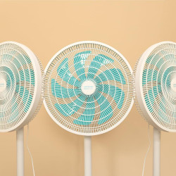 Cecotec Ventilateur sur Pied EnergySilence 550 3in1, Hauteur Réglable Jusqu'à 135 cm, Diamètre 30 cm, 60 W, 9 Pales et Oscillati