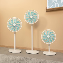 Cecotec Ventilateur sur Pied EnergySilence 550 3in1, Hauteur Réglable Jusqu'à 135 cm, Diamètre 30 cm, 60 W, 9 Pales et Oscillati