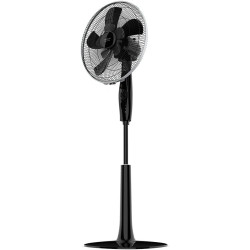 Cecotec Ventilateur sur pied EnergySilence 1020 Extreme Flow. 60 W, 10 pales superposées, Diamètre 40 cm, Moteur AC, ajustable e