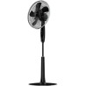 Cecotec Ventilateur sur pied EnergySilence 1020 Extreme Flow. 60 W, 10 pales superposées, Diamètre 40 cm, Moteur AC, ajustable e