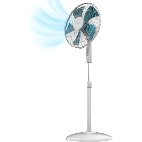 Cecotec Ventilateur sur Pied EnergySilence 515 WindLite Pro. 56 W, Diamètre 16" (40 cm), 3 Vitesses, Oscillation Automatique, Ha
