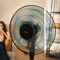 Cecotec Ventilateur sur Pied EnergySilence 515 WindLite Pro. 56 W, Diamètre 16" (40 cm), 3 Vitesses, Oscillation Automatique, Ha