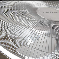 Cecotec Ventilateur de pied avec minuterie EnergySilence 1010 ExtremeFlow 60 W 10 pales puissant, oscillant silencieux, 3 vitess