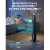 Midea Ventilateurs colonne avec Télécommande, Oscillation Silencieuse, Ventilateur Puissant, Affichage LED, 3 Modes, Minuterie 7