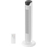 Midea Blanc Ventilateurs colonne avec Télécommande, Oscillation Silencieuse, Ventilateur Puissant, Affichage LED, 3 Modes, Minut
