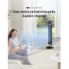 Dreo Ventilateur Colonne Silencieux avec Alexa, 8,53 m/s, Ventilateurs Tour pour Grande Chambre, 106 cm de Haut, Télécommande, 9