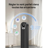 Dreo Ventilateur Colonne Silencieux avec Alexa, 8,53 m/s, Ventilateurs Tour pour Grande Chambre, 106 cm de Haut, Télécommande, 9