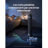 Dreo Ventilateur Colonne Silencieux, Puissant Vitesse 8,53 m/s, Ventilateurs Tour de 106cm avec Télécommande, 9 Vitesses, 4 Mode