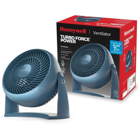 Honeywell ventilateur TurboForce Power (fonctionnement silencieux pour rafraîchissement, inclinaison variable à 90°, 3 vitesses,