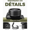 Divebleus - ventilateur portable compact et élégant avec batterie - usage main, bureau, cou ou pliable - ventilation jusqu'à 12 