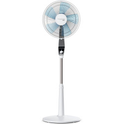 Rowenta Turbo Silence Ventilateur pied 40 cm, Puissant, Flux d’air 72 m3/min, 45 dB(A), Oscillation automatique, Orientation rég