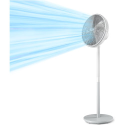 Philips Ventilateur sur Pied Série 2000. Puissant & Silencieux avec Technologie SilentWings. 19 dB. Ventilateur de Table/sur pie