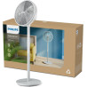 Philips Ventilateur sur Pied Série 2000. Puissant & Silencieux avec Technologie SilentWings. 19 dB. Ventilateur de Table/sur pie