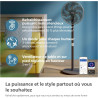 Philips Ventilateur sur pied Série 3000. Puissant et ultra-silencieux. Technologie SilentWings. 19 dB. Ventilateur de Table/sur 