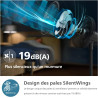 Philips Ventilateur sur pied Série 3000. Puissant et ultra-silencieux. Technologie SilentWings. 19 dB. Ventilateur de Table/sur 