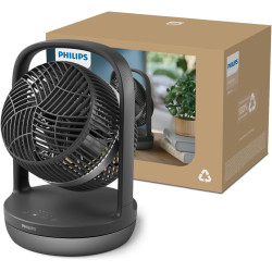 Philips Ventilateur de Table Oscillant Série 3000. Puissant & Silencieux Technologie SilentWings. 23dB. Circulation de l'air. Ré
