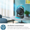 Philips Ventilateur de Table Oscillant Série 3000. Puissant & Silencieux Technologie SilentWings. 23dB. Circulation de l'air. Ré
