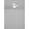 CREATE / WINDCALM S/Ventilateur de plafond ABS avec lumière blanc et télécommande / 40W, Silencieux, Ø112 cm, 6 vitesses, 3 temp