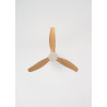 CREATE / WINDCALM S/Ventilateur de plafond ABS avec lumière blanc, pales effet bois clair, Wifi et télécommande / 40W, Silencieu