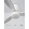 CREATE / WINDCALM S/Ventilateur de plafond ABS avec lumière blanc avec Wifi et télécommande / 40W, Silencieux, Ø112 cm, 6 vitess