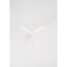 CREATE WINDCALM S Ventilateur de plafond ABS blanc avec contrôleur et télécommande, 40 W, silencieux, Ø112 cm, 6 vitesses, minut