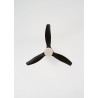 CREATE / WINDCALM S/Ventilateur de plafond ABS avec lumière noir avec contrôleur et télécommande / 40W, Silencieux, Ø112 cm, 6 v