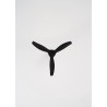 CREATE WINDCALM S Ventilateur de plafond ABS noir avec contrôleur et télécommande, 40 W, silencieux, Ø112 cm, 6 vitesses, minute