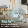 Cecotec Ventilateur Industriel EnergySilence 3000 Pro. 90 W, 16’’ avec 3 pales, Moteur en cuivre et 3 vitesses (5000 Pro)