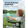 Gaiatop portable clip on fan battery operated, small powerful 3 speed quiet 360° rotate, usb rechargeable mini personal cooling 