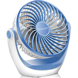 OCOOPA Ventilateur de bureau USB avec flux d'air puissant et fonctionnement silencieux, ventilateur de refroidissement portable,