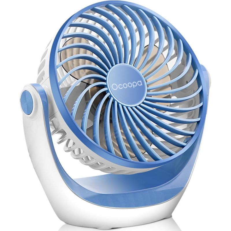 OCOOPA Ventilateur de bureau USB avec flux d'air puissant et fonctionnement silencieux, ventilateur de refroidissement portable,