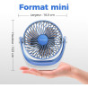 OCOOPA Ventilateur de bureau USB avec flux d'air puissant et fonctionnement silencieux, ventilateur de refroidissement portable,