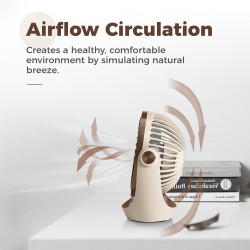 OCOOPA Ventilateur USB, ventilateur de table USB avec flux d'air fort et fonctionnement silencieux, ventilateur de refroidisseme