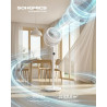 SONGMICS Ventilateur sur Pied Silencieux 20 dB, avec Télécommande, Circulateur d’Air Puissant, Oscillation 120°+135°, 15 Vitesse