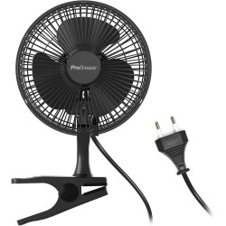 Pro Breeze Mini Ventilateur à Pince - 2 Vitesses, 15 cm - Ventilateur de Table avec Clip, Petit, Portable, Silencieux, Rotation 