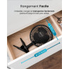 Pro Breeze Mini Ventilateur à Pince - 2 Vitesses, 15 cm - Ventilateur de Table avec Clip, Petit, Portable, Silencieux, Rotation 