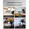 Pro Breeze Mini Ventilateur à Pince - 2 Vitesses, 15 cm - Ventilateur de Table avec Clip, Petit, Portable, Silencieux, Rotation 