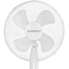 Kamberg - VENTILATEUR 40 CM SUR PIEDS BLANC - 3 VITESSES - OSCILLATION - HAUTEUR REGLABLE - SILENCIEUX - GRILLE SECURISEE - 45 W
