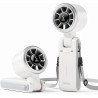 Divebleus ventilateur portable à main, ultra rapide 10m/s, 5 vitesses, batterie rechargeable, jusqu'à 12h, ventilateur de poche 