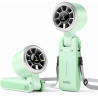 Divebleus ventilateur portable à main, ultra rapide 10m/s, 5 vitesses, batterie rechargeable, jusqu'à 12h, ventilateur de poche 
