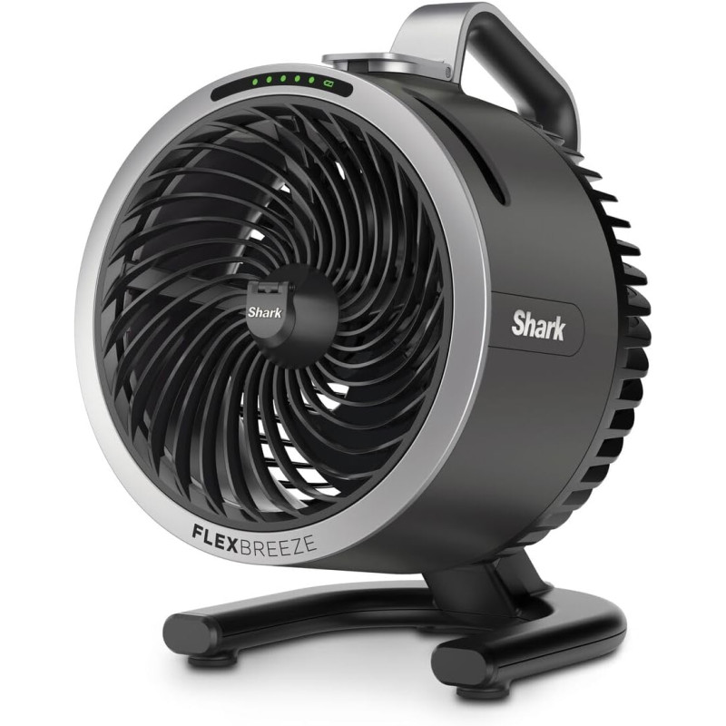 Shark FlexBreeze HydroGo, ventilateur brumisateur portable, rafraîchisseur d'air silencieux intérieur/extérieur, discret et dura