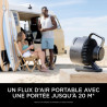 Shark FlexBreeze HydroGo, ventilateur brumisateur portable, rafraîchisseur d'air silencieux intérieur/extérieur, discret et dura