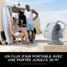 Shark FlexBreeze HydroGo, ventilateur brumisateur portable, rafraîchisseur d'air silencieux intérieur/extérieur, discret et dura