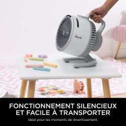 Shark FlexBreeze HydroGo, ventilateur brumisateur portable, rafraîchisseur d'air silencieux intérieur/extérieur, discret et dura