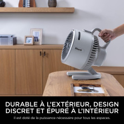 Shark FlexBreeze HydroGo, ventilateur brumisateur portable, rafraîchisseur d'air silencieux intérieur/extérieur, discret et dura