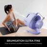 Shark FlexBreeze HydroGo, ventilateur brumisateur portable, rafraîchisseur d'air silencieux intérieur/extérieur, discret et dura