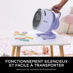 Shark FlexBreeze HydroGo, ventilateur brumisateur portable, rafraîchisseur d'air silencieux intérieur/extérieur, discret et dura